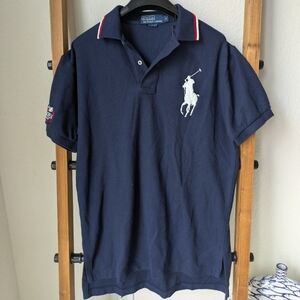 NWT Polo By Ralph Lauren Navy Polo T-shirt - Size S